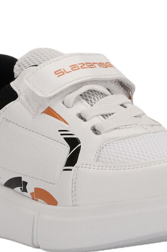 Slazenger KEPA Sneaker Erkek Çocuk Ayakkabı Beyaz - Siyah - Thumbnail