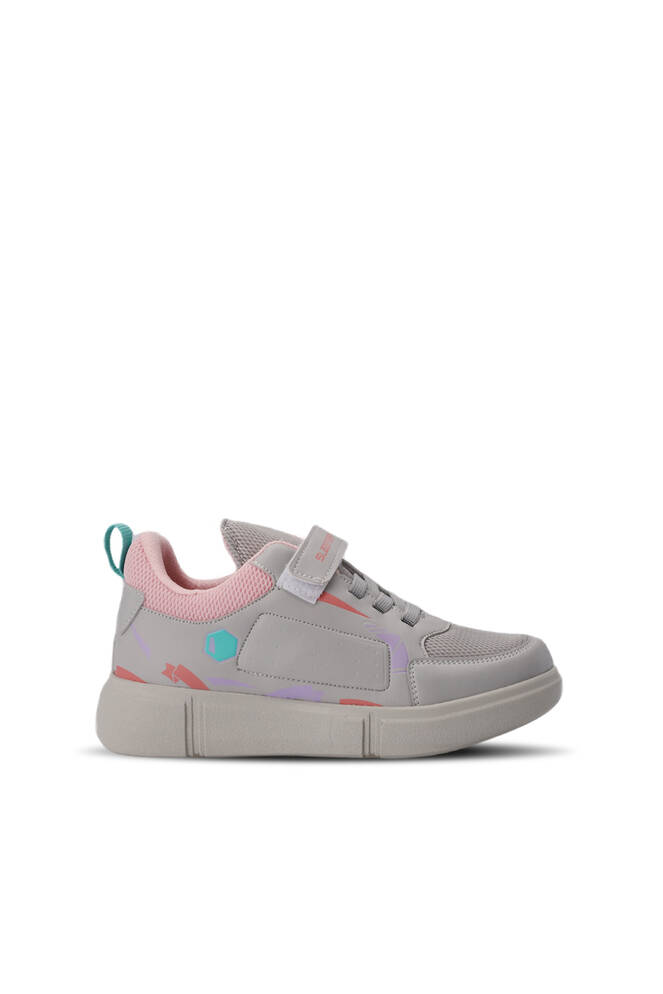 Slazenger KEPA Sneaker Kız Çocuk Ayakkabı Koyu Gri - Pembe