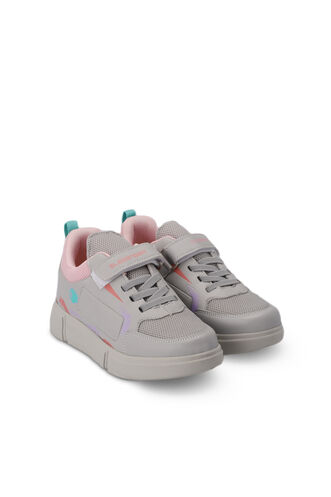 Slazenger KEPA Sneaker Kız Çocuk Ayakkabı Koyu Gri - Pembe - Thumbnail