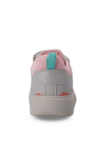 Slazenger KEPA Sneaker Kız Çocuk Ayakkabı Koyu Gri - Pembe - Thumbnail