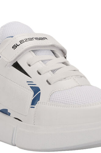 Slazenger KEPA Sneaker Children's Shoes White - Saks Blue - Thumbnail