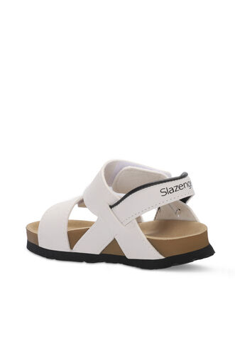 Slazenger KERMIT Unisex Çocuk Sandaletleri Beyaz - Thumbnail