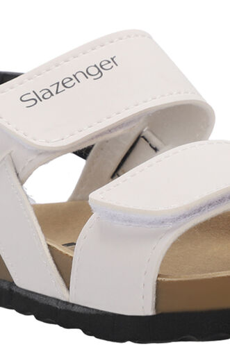 Slazenger KERMIT Unisex Çocuk Sandaletleri Beyaz - Thumbnail