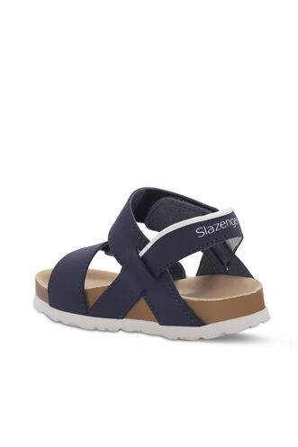 Slazenger KOBBY Unisex Çocuk Sandaletleri Lacivert - Thumbnail