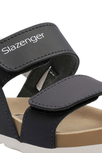 Slazenger KERMIT Unisex Çocuk Sandaletleri Siyah - Thumbnail