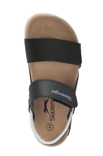 Slazenger KOBBY Unisex Çocuk Sandaletleri Siyah - Thumbnail