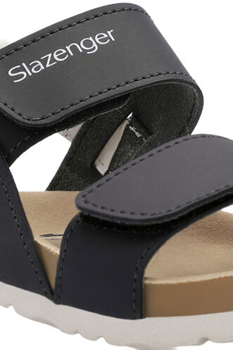 Slazenger KOBBY Unisex Çocuk Sandaletleri Siyah - Thumbnail
