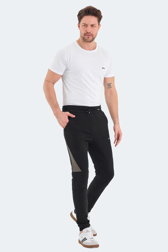 Slazenger KERR Men's Tracksuit Bottoms Black - Thumbnail