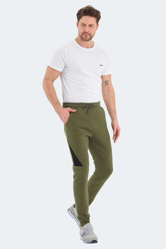 Slazenger KERR Men's Tracksuit Bottoms Khaki - Thumbnail