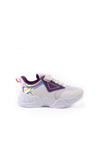Slazenger KEVAN Girls' Sneaker Shoes White - Purple - Thumbnail
