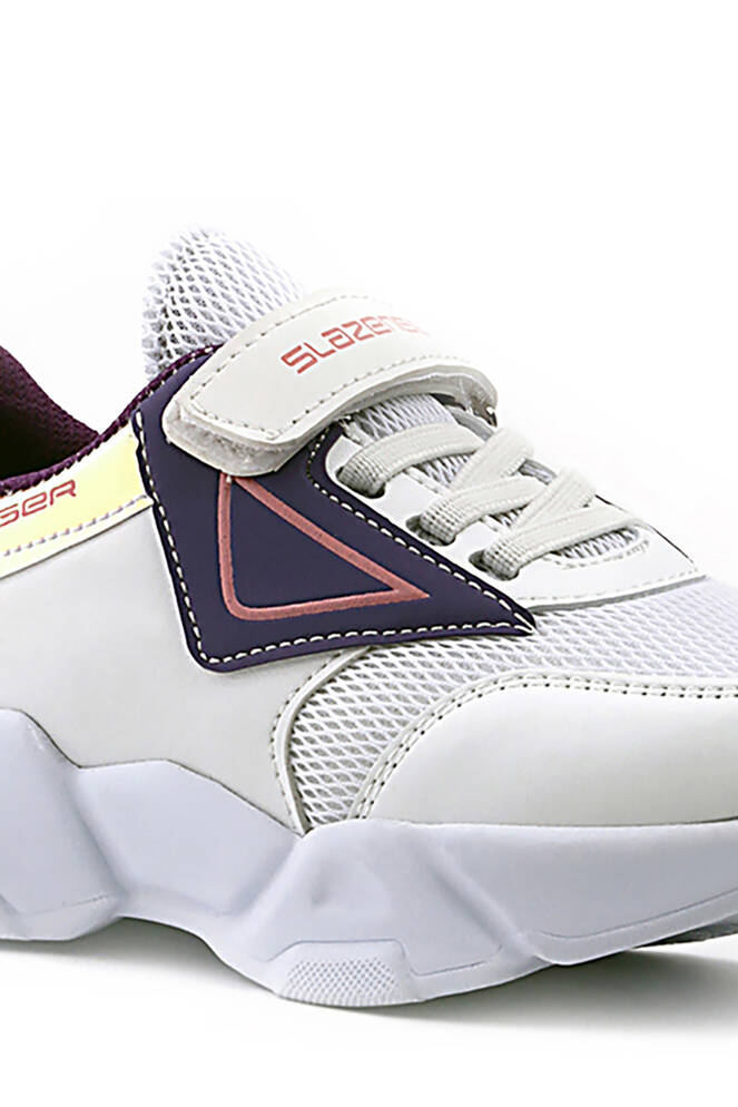 Slazenger KEVAN Girls' Sneaker Shoes White - Purple
