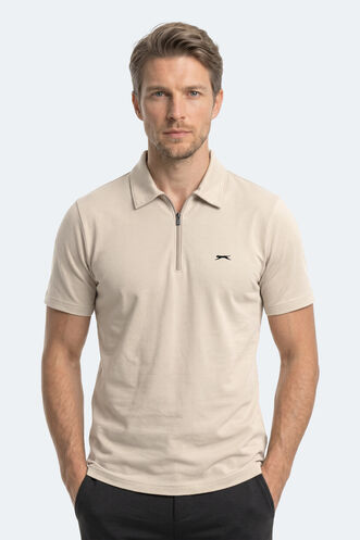 Slazenger - Slazenger KHAN Erkek Bej Tişört