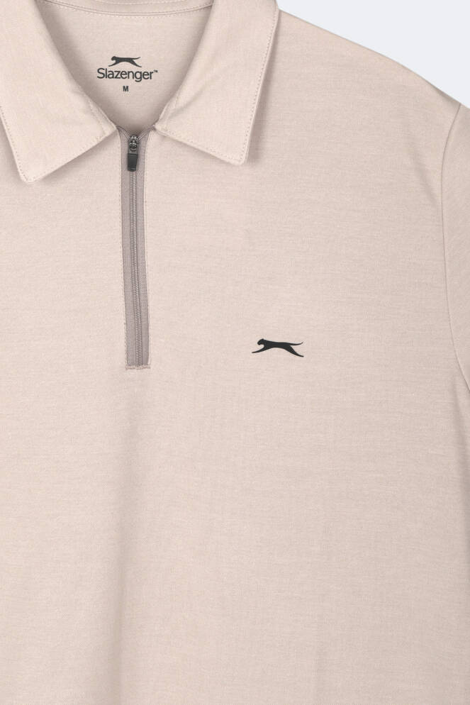 Slazenger KHAN Erkek Bej Tişört