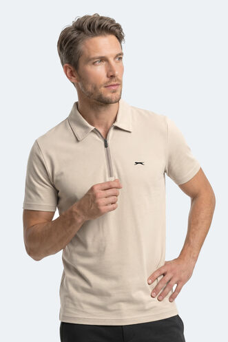 Slazenger KHAN Erkek Bej Tişört - Thumbnail