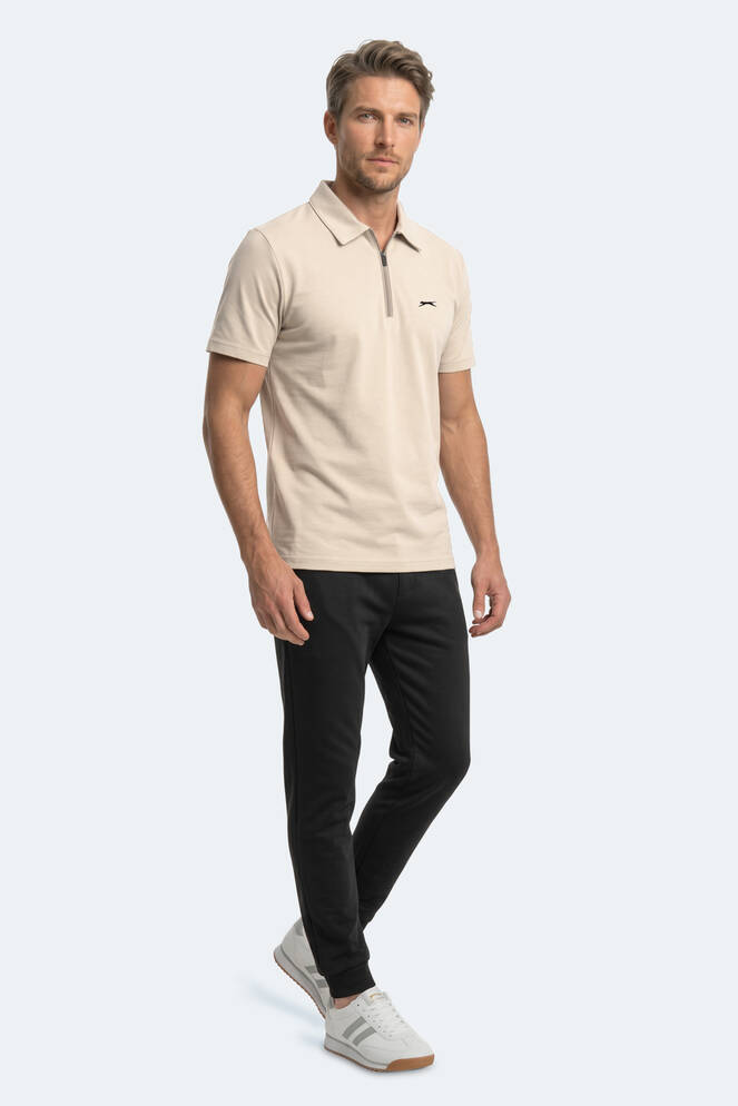 Slazenger KHAN Erkek Bej Tişört