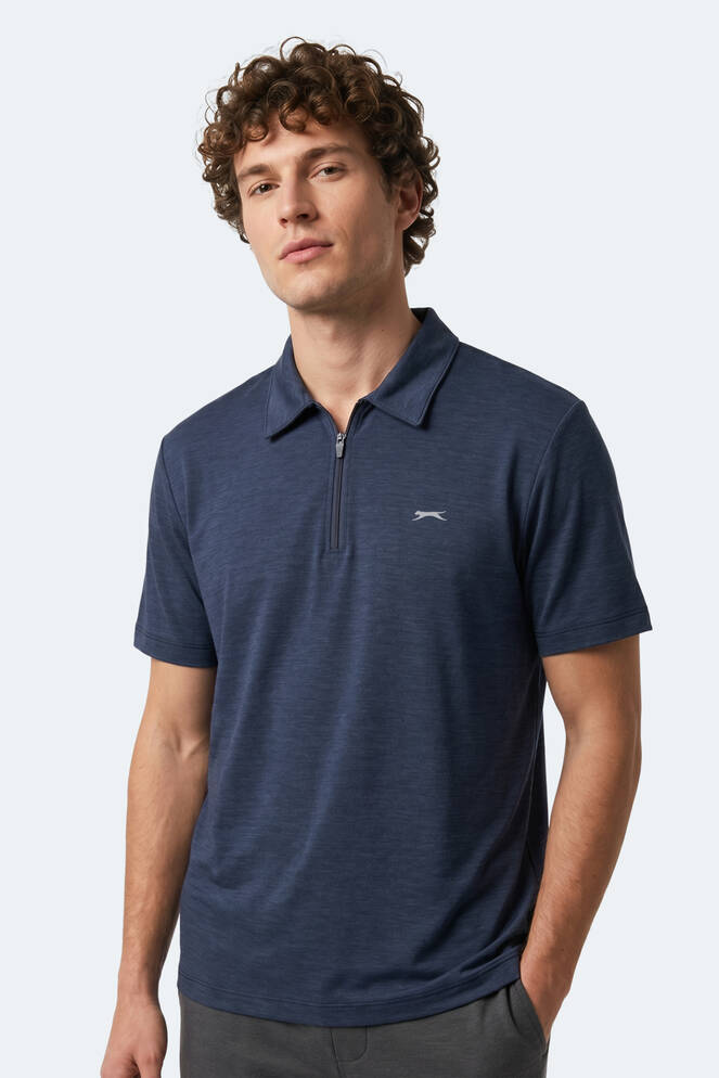 Slazenger KHAN Erkek Lacivert Tişört