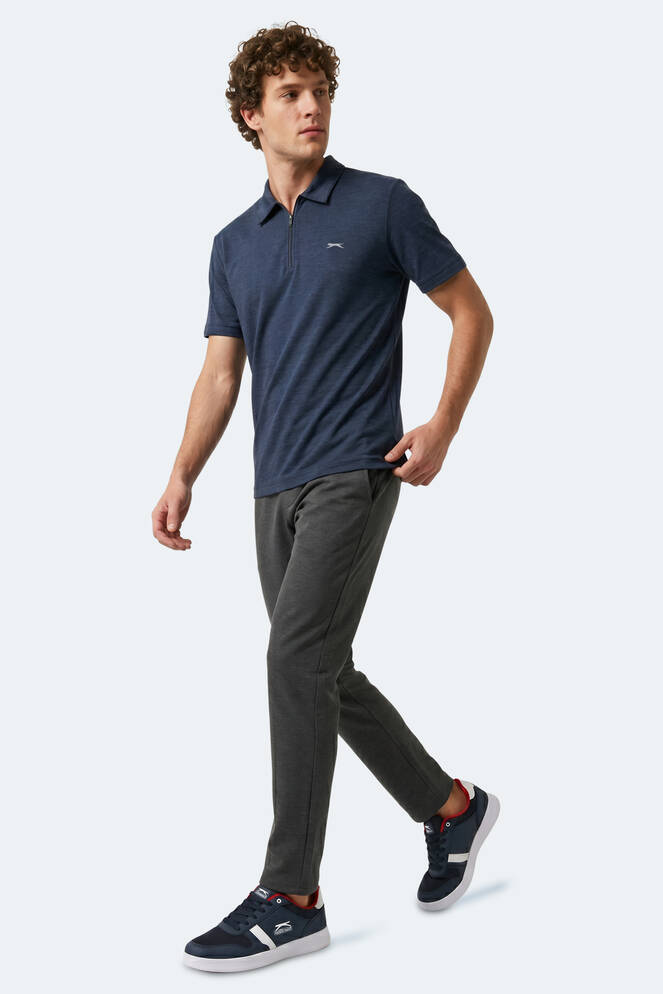 Slazenger KHAN Erkek Lacivert Tişört