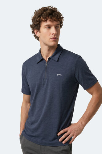 Slazenger KHAN Erkek Lacivert Tişört - Thumbnail