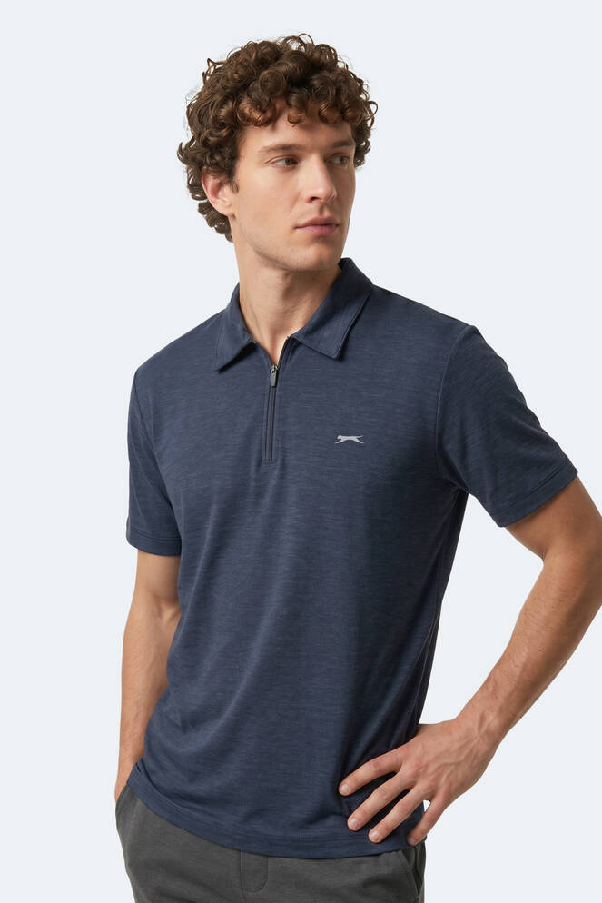 Slazenger KHAN Erkek Lacivert Tişört