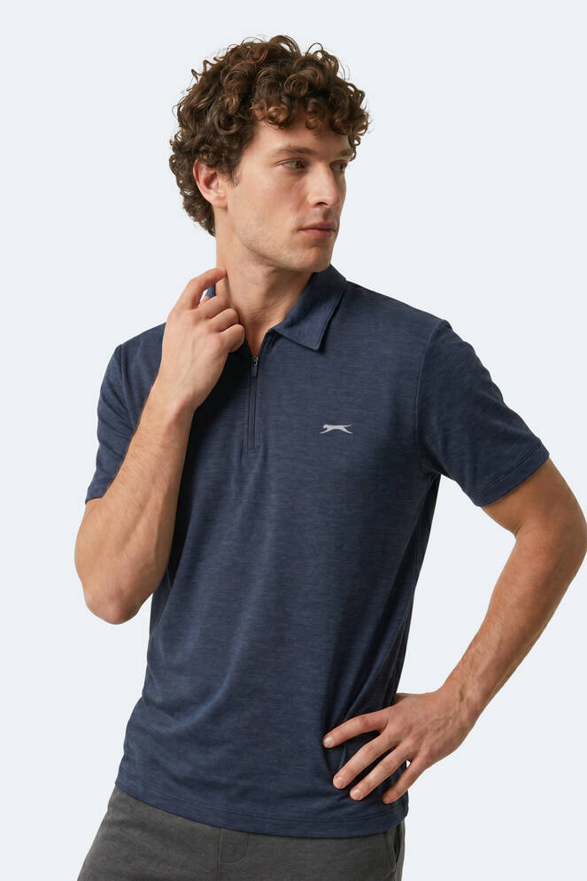 Slazenger KHAN Erkek Lacivert Tişört