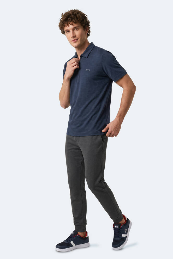 Slazenger KHAN Erkek Lacivert Tişört