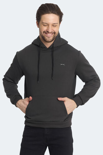 Slazenger KICKSON Erkek Sweatshirt Antrasit - Thumbnail