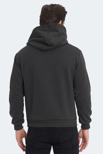 Slazenger KICKSON Erkek Sweatshirt Antrasit - Thumbnail