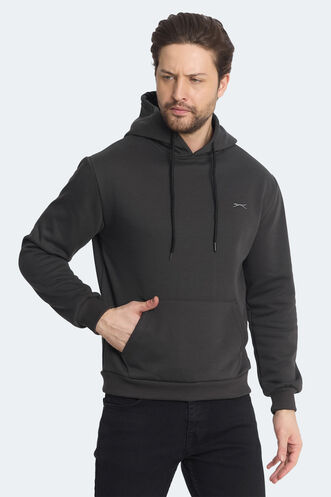 Slazenger KICKSON Erkek Sweatshirt Antrasit - Thumbnail