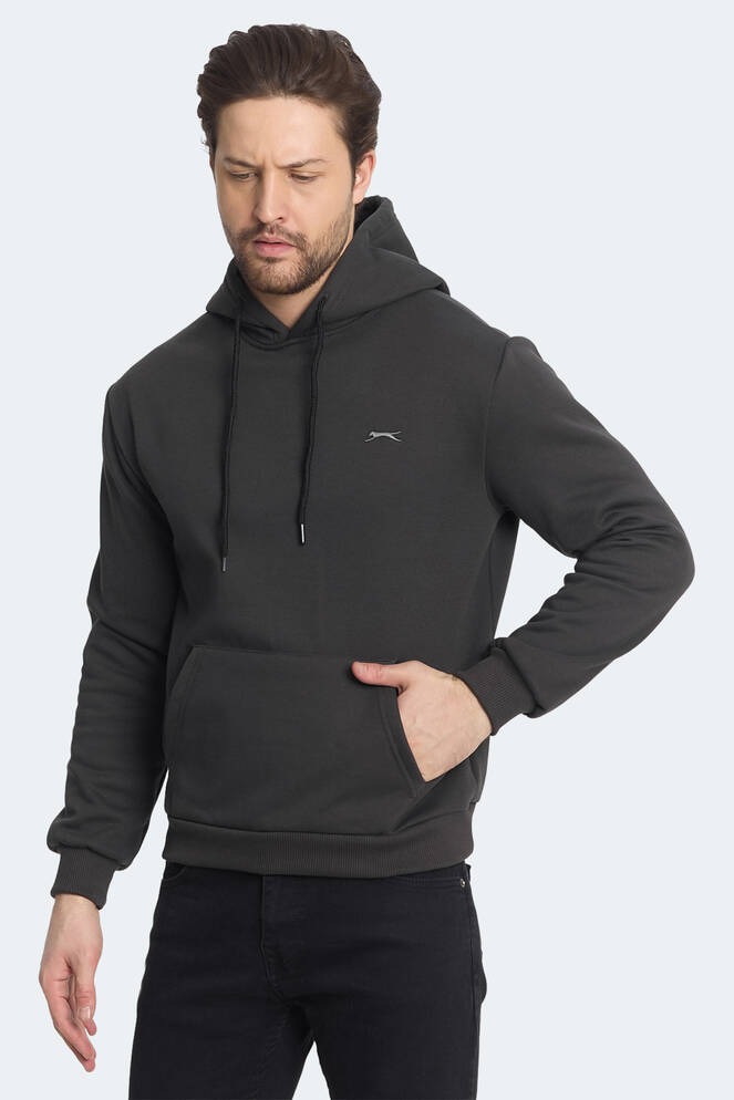 Slazenger KICKSON Erkek Sweatshirt Antrasit