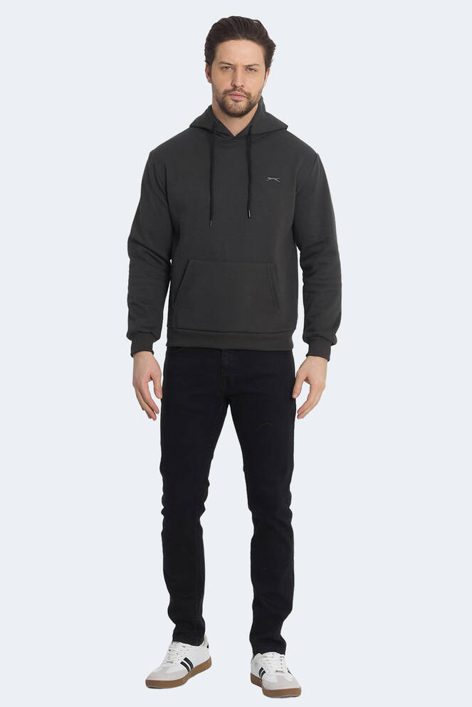 Slazenger KICKSON Erkek Sweatshirt Antrasit