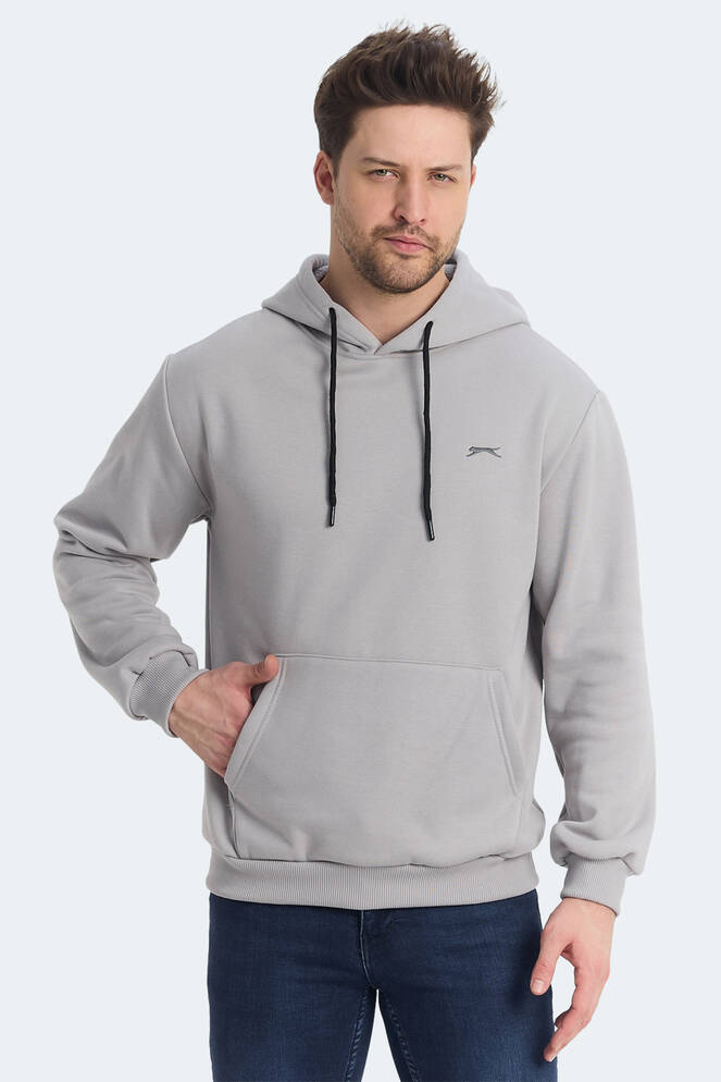Slazenger KICKSON Erkek Sweatshirt Gri