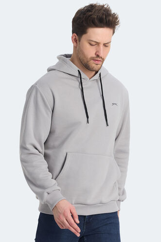 Slazenger KICKSON Erkek Sweatshirt Gri - Thumbnail