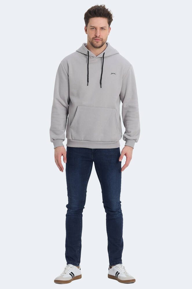 Slazenger KICKSON Erkek Sweatshirt Gri