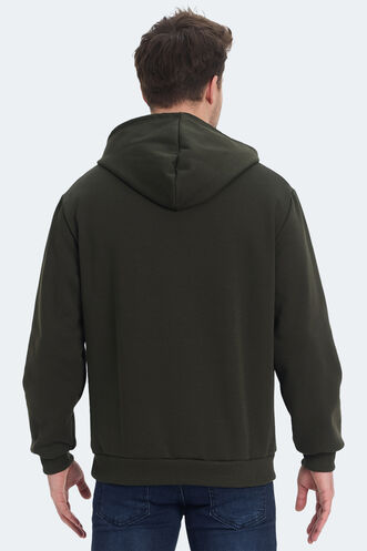 Slazenger KICKSON Erkek Sweatshirt Haki - Thumbnail