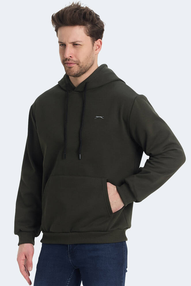 Slazenger KICKSON Erkek Sweatshirt Haki