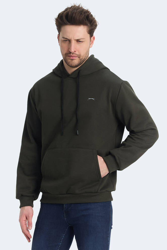 Slazenger KICKSON Erkek Sweatshirt Haki