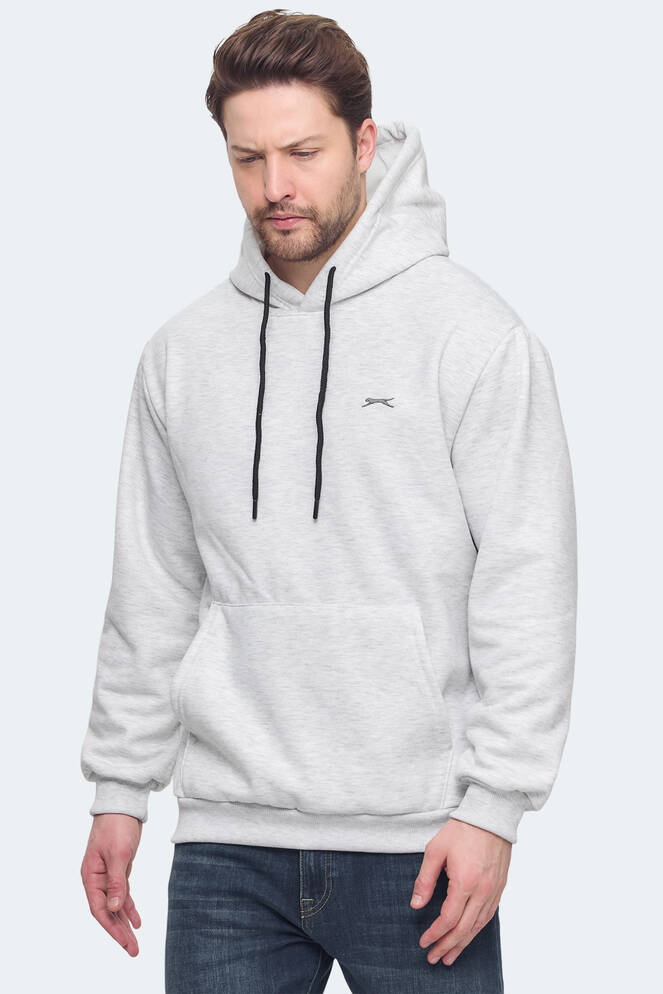 Slazenger KICKSON Erkek Sweatshirt Koyu Gri