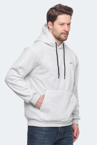 Slazenger KICKSON Erkek Sweatshirt Koyu Gri - Thumbnail