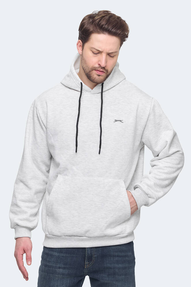 Slazenger KICKSON Erkek Sweatshirt Koyu Gri