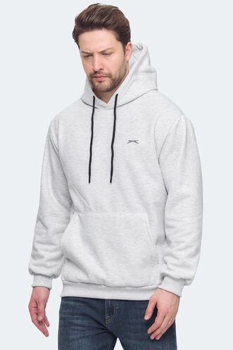 Slazenger KICKSON Erkek Sweatshirt Koyu Gri - Thumbnail