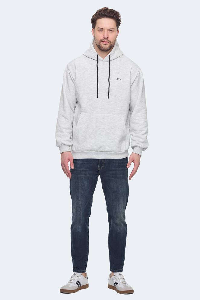Slazenger KICKSON Erkek Sweatshirt Koyu Gri