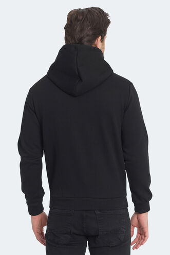 Slazenger KICKSON Erkek Sweatshirt Siyah - Thumbnail