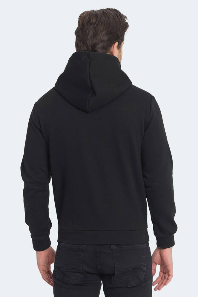 Slazenger KICKSON Erkek Sweatshirt Siyah