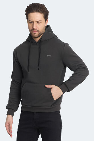 Slazenger KICKSON Men's Sweatshirt Anthracite - Thumbnail