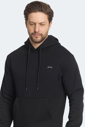 Slazenger KICKSON Men's Sweatshirt Black - Thumbnail