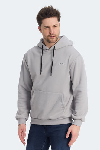 Slazenger KICKSON Men's Sweatshirt Grey - Thumbnail