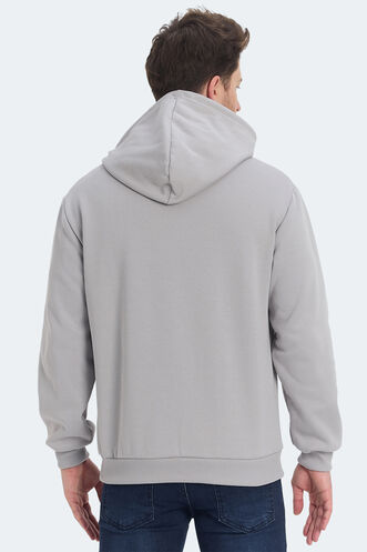 Slazenger KICKSON Men's Sweatshirt Grey - Thumbnail