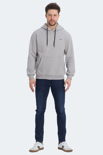 Slazenger KICKSON Men's Sweatshirt Grey - Thumbnail