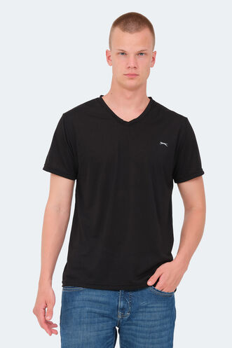 Slazenger KID Men's T-Shirt Black - Thumbnail