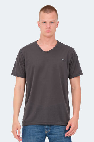 Slazenger KID Men's T-Shirt Dark Gray - Thumbnail